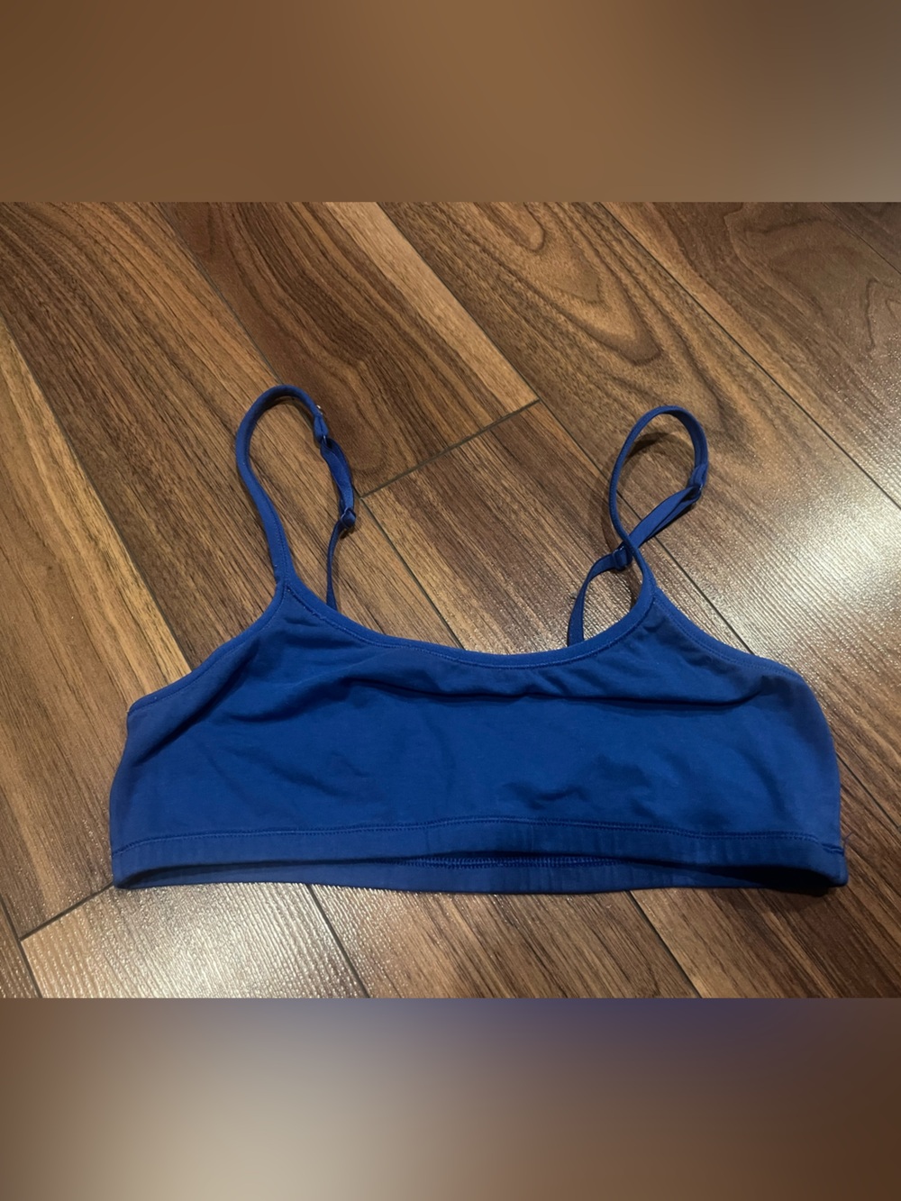 Victoria Secret PINK Blue Stretch Bralette with Adjustable Straps